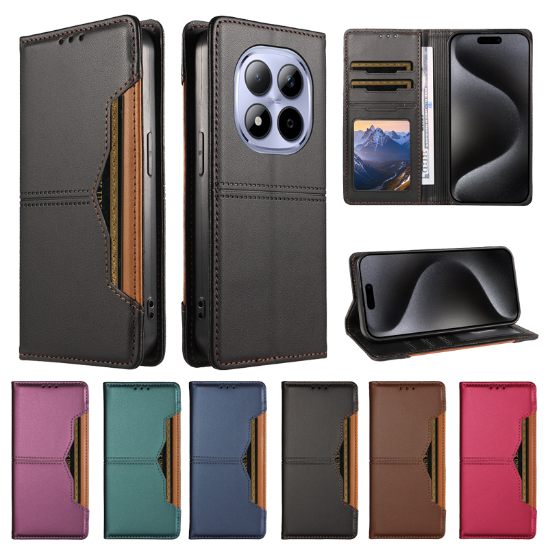 Luxury Bags Kl - เคสแม่เหล็กแบบกระเป๋าสตางค์สำหรับ Xiaomi Redmi Note 15 Pro