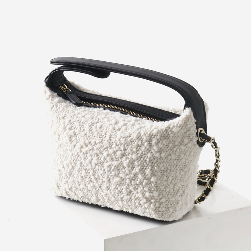 Luxury Bags Leather - กระเป๋าหนังคลาสสิคทรงมินิโฮโบสำหรับผู้หญิง กระเป๋าถือแบรนด์หรู ดีไซน์เนอร์ 2026 รุ่นใหม่ ทำจากหนังวัว