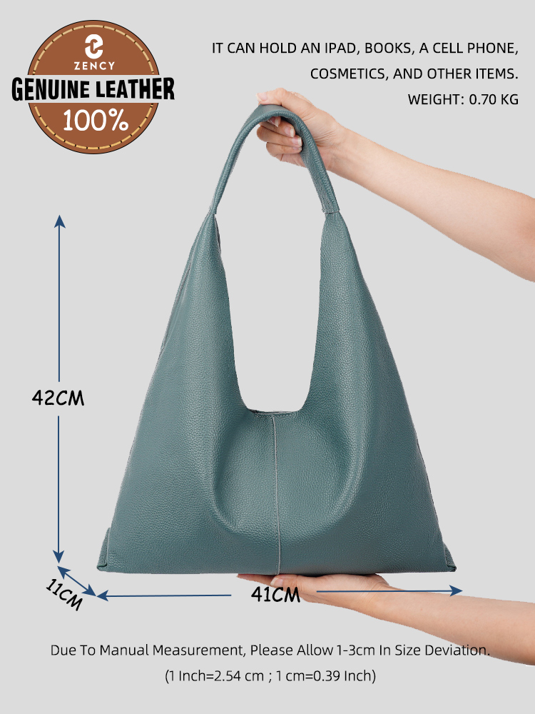 กระเป๋าถือผู้หญิงหนังแท้ Zency - Luxury Bags Tote บทวิจารณ์และราคา