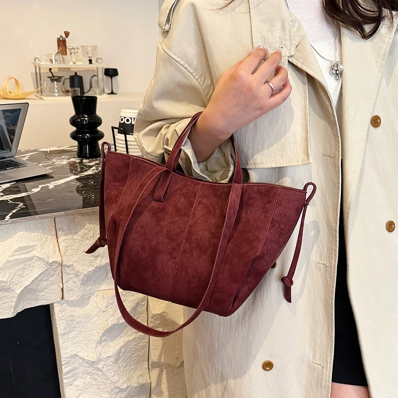 กระเป๋าถือสะพายไหล่แบบมีหูเกี่ - Luxury Bags Tote บทวิจารณ์และราคา